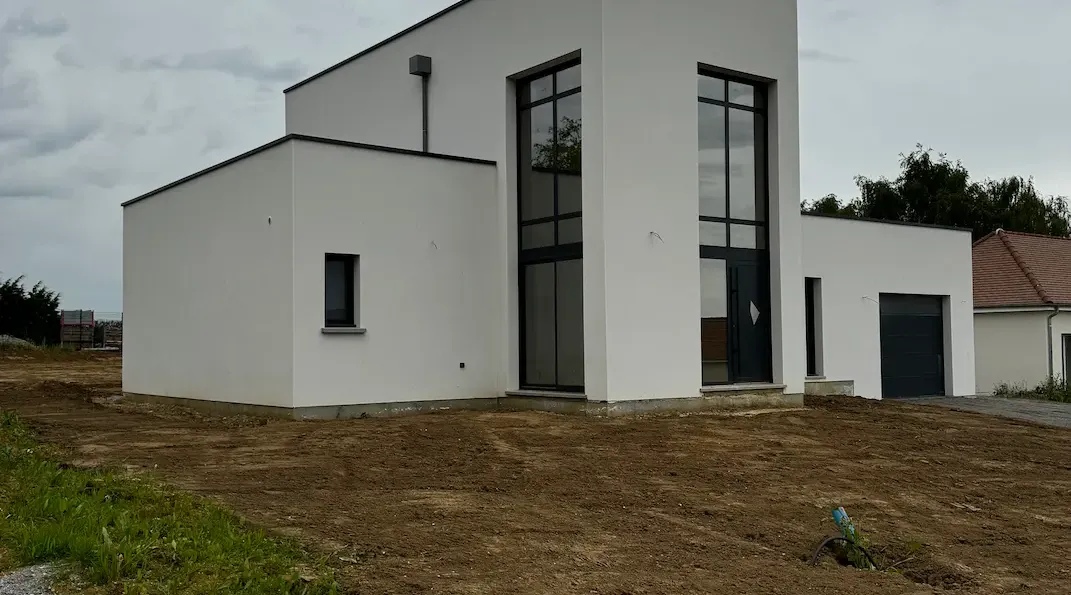 Maison construite sur des fondations réalisées par Quatre G